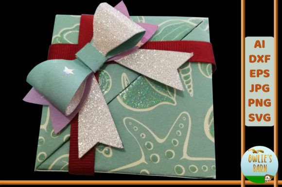 Box with Hinged Triangles Cover 3D SVG Shapes