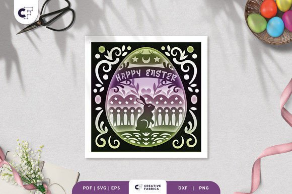Decorative Easter Egg Shadow Box