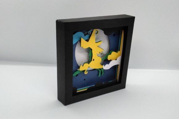 Flying Witch Shadow Box