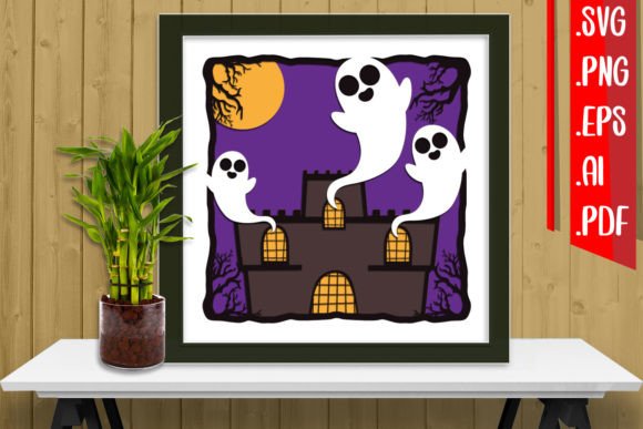 Halloween Layered Papercut 19 - Svg Eps