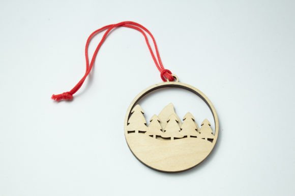 Layered Christmas Bauble – 3D SVG Magic