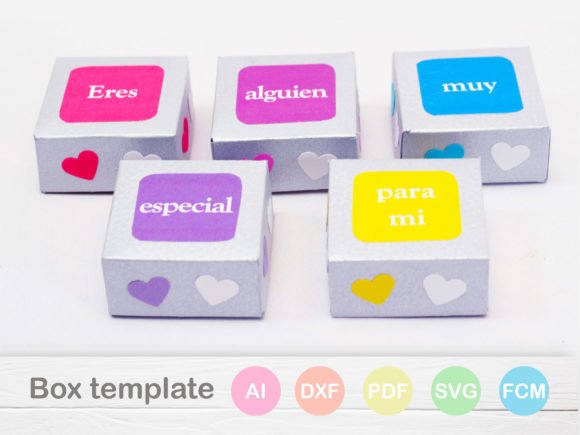 Little Square Box Template - Packaging