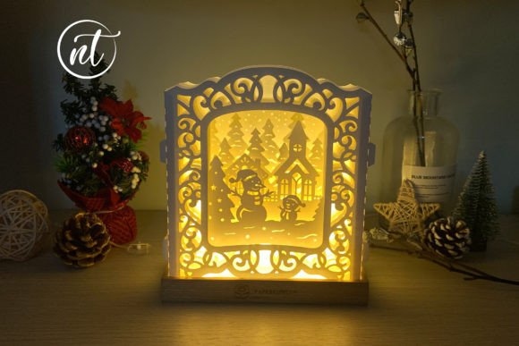 Merry Christmas with Snowman Popup Card