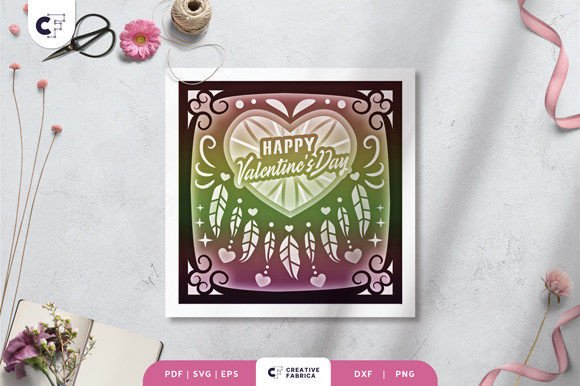 Valentine's Day Dreamcatcher Shadow Box
