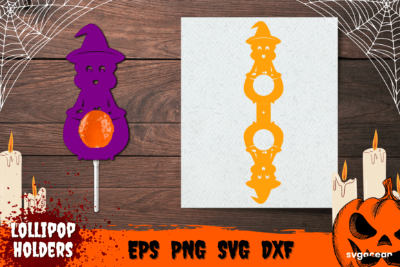 Witch Candy Holder 3D SVG Shapes